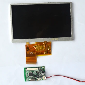 Universālā 4.3/5inch Ekrāna 40PIN LCD Kontroles AV Vadītāja Valdes Moduļu Komplekts Mātesplati par Auto Nomitor Fotokameras Digitālais Foto Rāmis