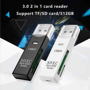 USB 3.0 Atmiņas Lasītājs Micro TF SD Karšu Lasītājs ātrgaitas Rakstnieks Flash Drive Jaunas
