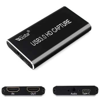 USB3.0 HDMI 1080p 60Hz Video Capture Karte, HDMI, USB, C /C TIPA Video Ierakstīšanas Lodziņā Dongle Spēle Straumēšanu Tiešraidē Raidījums