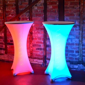 Uzlādējams Bezvadu RGBW LED atmosfēra, viegls mājas bārs deju pasākumam Puses Apgaismojums Ar Tālvadības pulti 16 krāsas mirgo