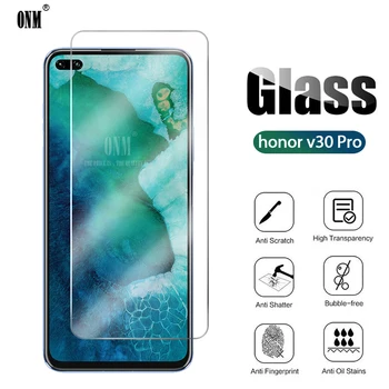 V30 2gab Rūdīta Stikla huawei Honor Skats 30 Pro Screen Protector Premium Rūdīts Stikls Godu Skats 30 Pro Aizsardzības Plēves