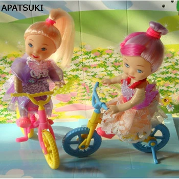 Velosipēdu, Kelly, Mini Leļļu Aksesuāri Barbie Doll House Classic Rotaļlietas Kelly Lelle 1/12 Gudrs Rotaļlieta Meitene Ziemassvētku Dāvanu