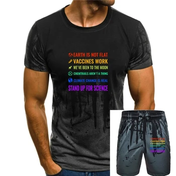 Vintage Zemes Vakcīnas Chemtrails Klimata Pārmaiņu Zinātni T-Krekls Vīriešiem, 100% Kokvilnas T Krekls Globālo Sasilšanu Fizikas Tees Apģērbi