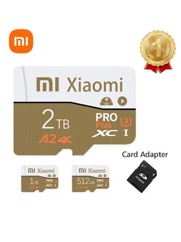 Xiaomi 2TB Micro SD TF Karte 1 TB Oriģinālā Atmiņas Karte, Kamera 128GB High Speed Flash SDCard 256 512 GB Paplašināts Uzglabāšanas Android