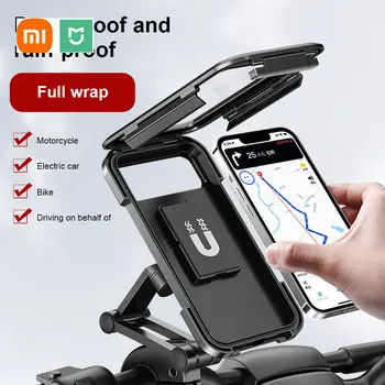 Xiaomi Ūdensizturīgs Motociklu, Velosipēdu Mobilā Tālruņa Turētājs Atbalstīt Vispārēju Velosipēdu GPS 360° Grozāmie Regulējams Mobilais Turētājs