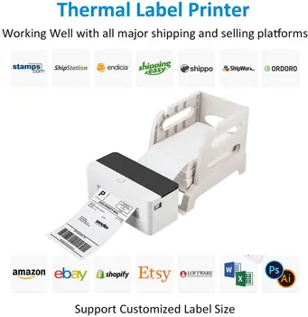 Xprinter 4x6 Siltuma Piegāde etiķešu Printeri Darbvirsmas Svītrkods Turētājs Small Business & Shipping Paketes Mac/Windows