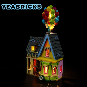 YEABRICKS LED Light Komplekts 43217 uz Augšu Māju Celtniecības Bloki Komplekts (neietilpst Modelis), Ķieģeļu Rotaļlietas Bērniem