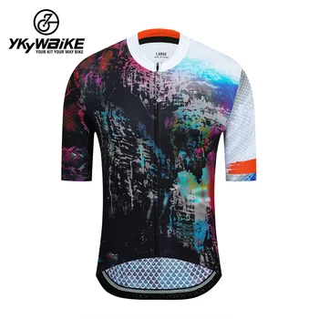 YKYWBIKE 2023 Vīriešu Velosipēdu Jersey) Vasaras Īsām Piedurknēm Road Bike Jersey MTB Pro Velosipēdu Apģērbs, Vīriešu Krekls LIMITED EDITION
