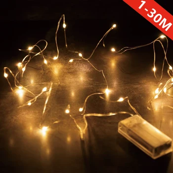 Ziemassvētku Pasaku Gaismas 300 LED Vara Stieples String Gaismas Vīt Vainagu Lampas Kāzu svinības, Dzimšanas dienas Sākuma Indooor Apdare