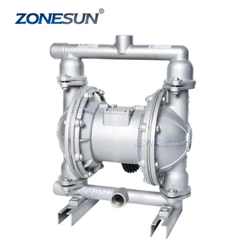 ZONESUN ZS-QBY-K25 Ķīna Mini Gaisu darbināmiem Ķīmiskā Veltīta Infūzijas Alumīnija Pneimatiski Diafragmas Sūkņi Ūdens Sūknis