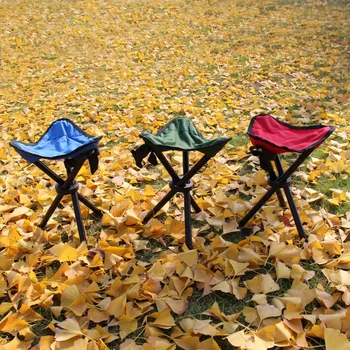 Āra Tērauda Stiprinājuma Kempinga Krēsls Portatīvo Salokāmo Piknika Izkārnījumos Mini Izmēra Zvejas Pludmales Krēslu Ultravieglajiem Praktiskas Mēbeles