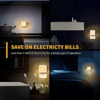 Ērta Plug And Play Zemu Enerģijas Patēriņu Kustības Sensors, Gaismas Bezvadu LED Nakts Lampa Mājsaimniecības Piederumi