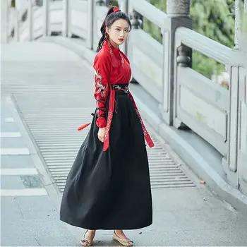 Ķīnas tradicionālās Hanfu pieaugušu vīriešu un sieviešu cīņas mākslas stilu tautas tērps roku senajā KP lovers 